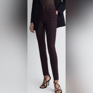 Never worn coated Good American skinny jeans